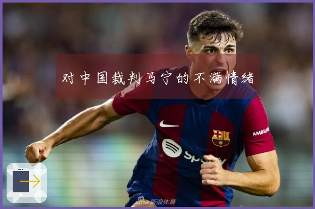 对中国裁判马宁的不满情绪